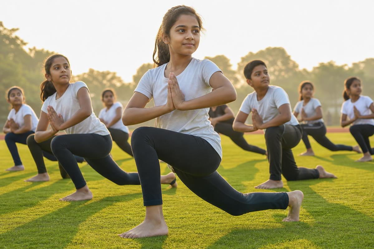 Yoga at Kriya Sports Academy