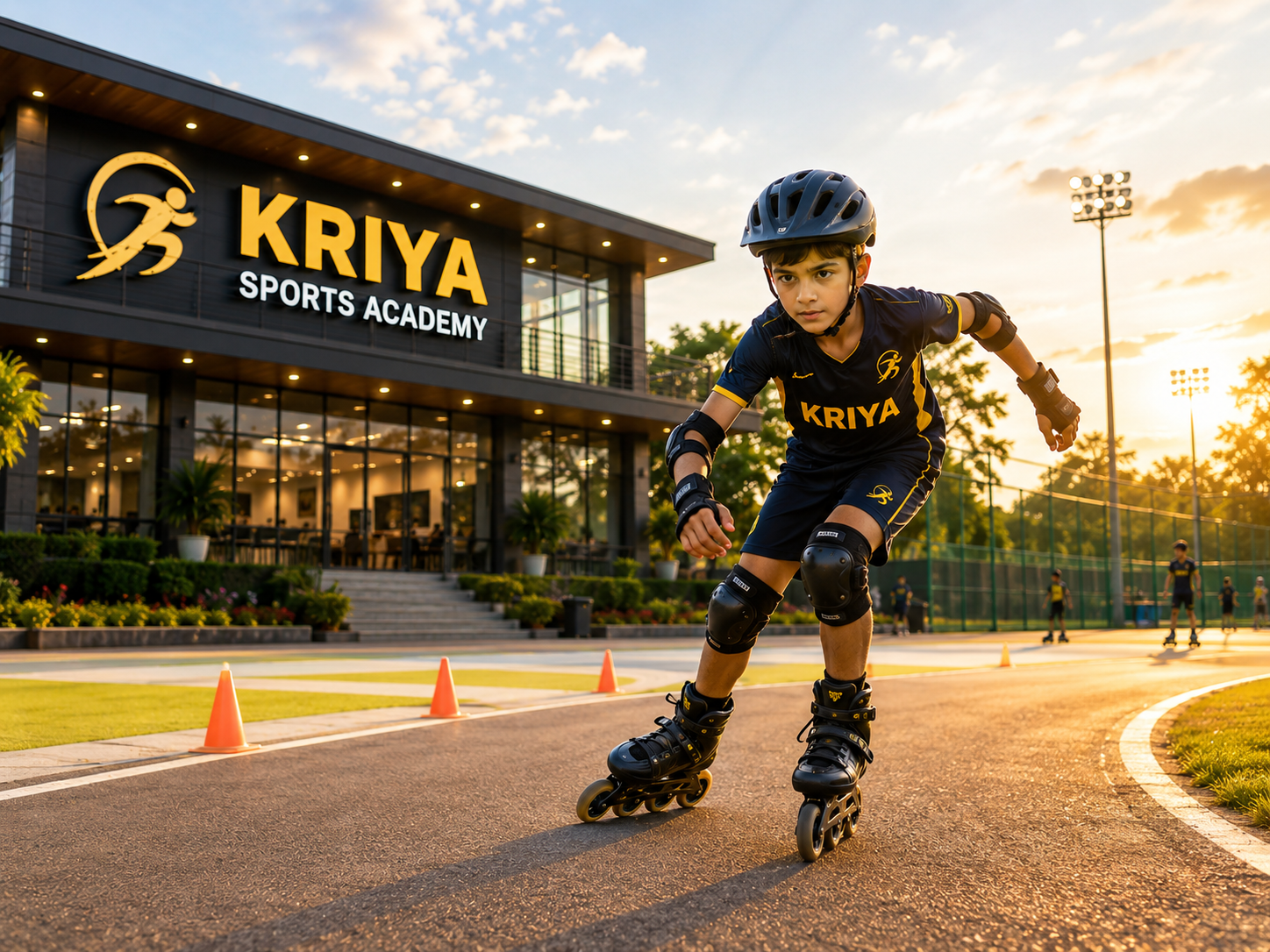 Skating at Kriya Sports Academy